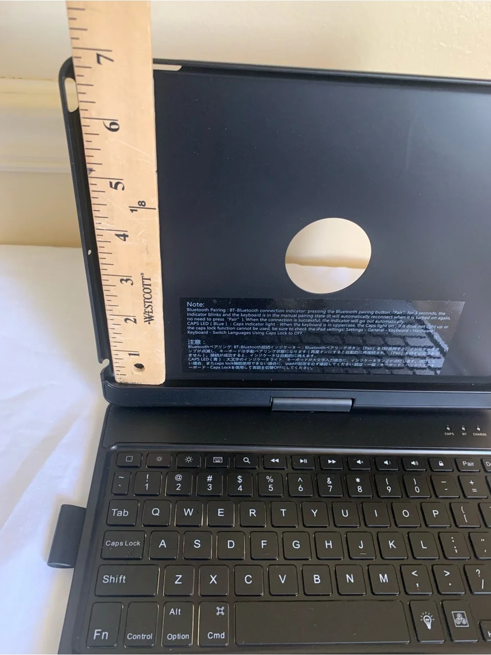 Black Bluetooth Keyboard Case for Tablet/ iPad
